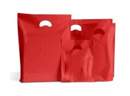 Red Carrier Bags (Varigauge) Premium Quality - 3 Sizes 